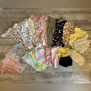 Baby Girl 6-9 Month Clothes Bundle - 25+ Pieces (List in Description)